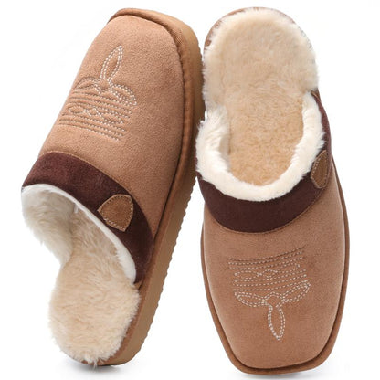 WesternTofflor™ | Cowboy-inspirerade tofflor med mjuk fleece