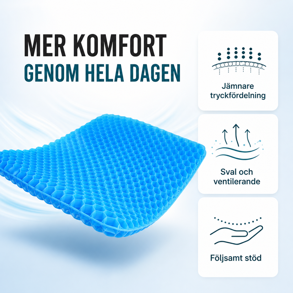 GelSits™ – sitt bekvämt igen, varje dag