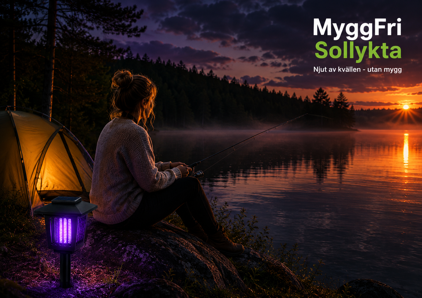 MyggFri™ Sollykta |  Njut av sommarkvällar utan mygg
