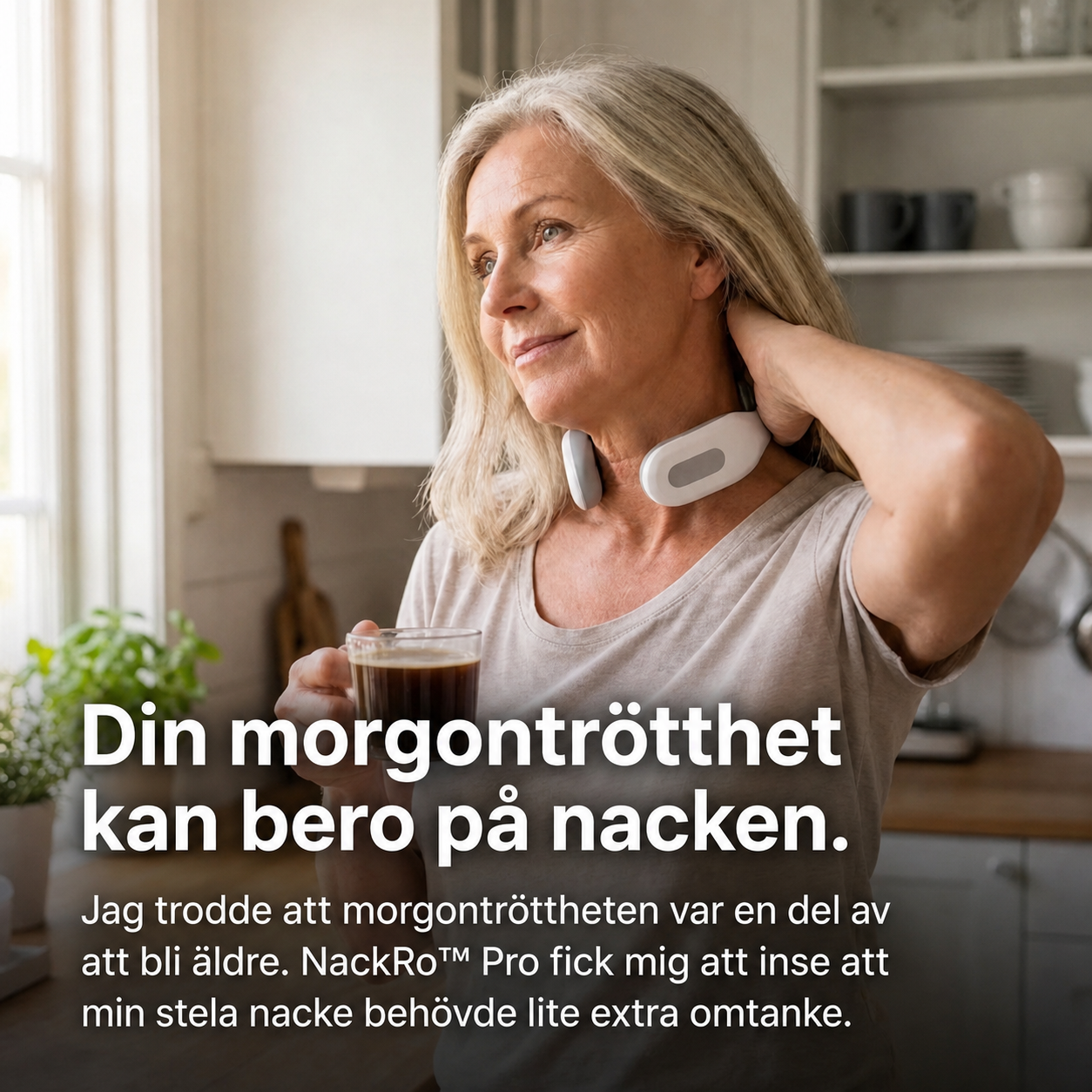 NackRo™ Pro | Nackmassage med TENS, EMS och värme