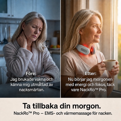 NackRo™ Pro | Nackmassage med TENS, EMS och värme