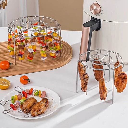 AirGrill™ | Multifunktionellt grillgaller-set i 316 rostfritt stål för air fryer