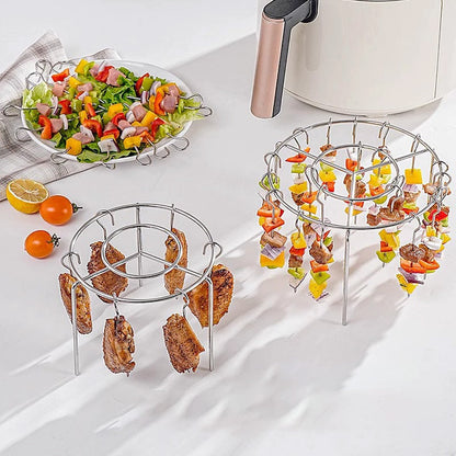AirGrill™ | Multifunktionellt grillgaller-set i 316 rostfritt stål för air fryer