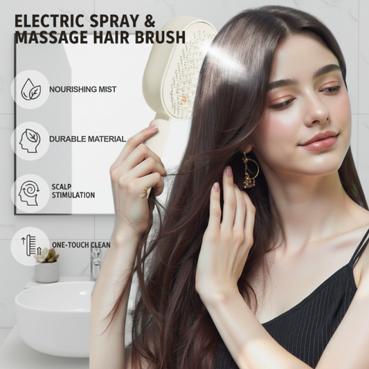 Lysa™ | Elektrisk Spray- & Massageborste för Hårbotten