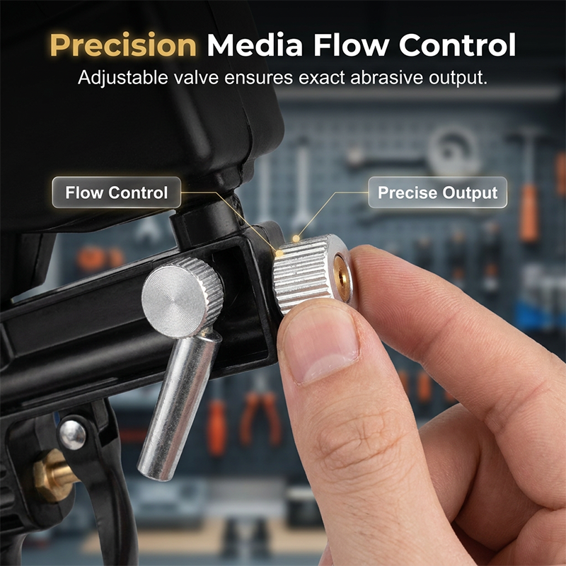 BlästerPro™ - Pneumatisk sandblästringspistol, ta bort rost och färg