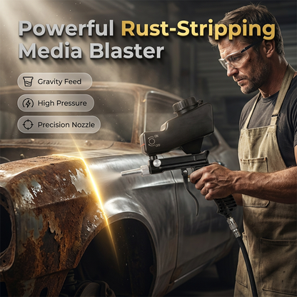 BlästerPro™ - Pneumatisk sandblästringspistol, ta bort rost och färg