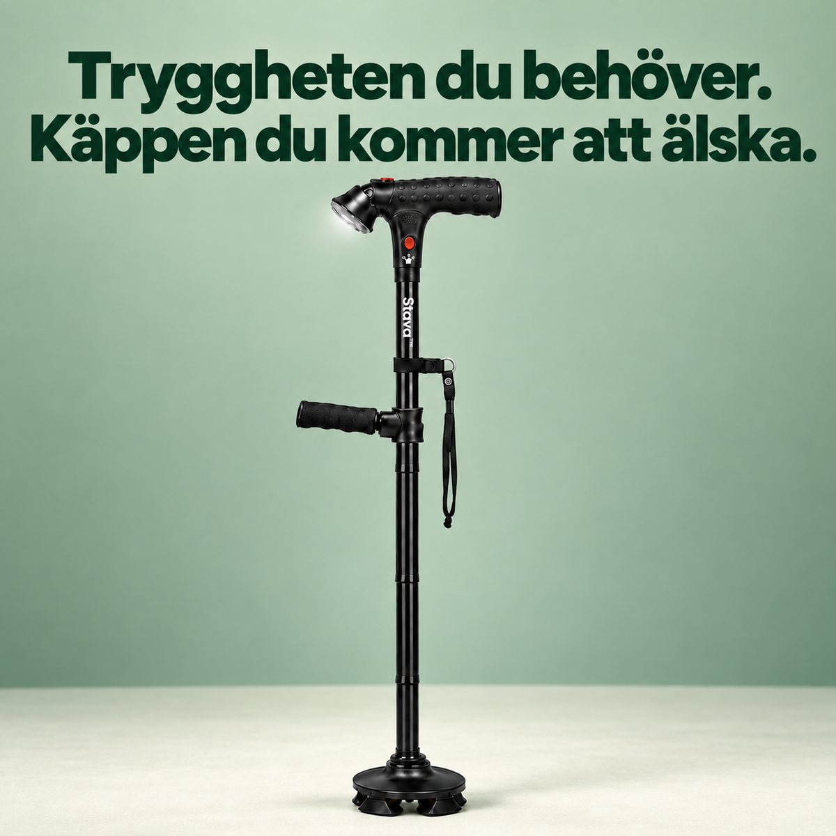 Stava™| käpp med uppresningsstöd