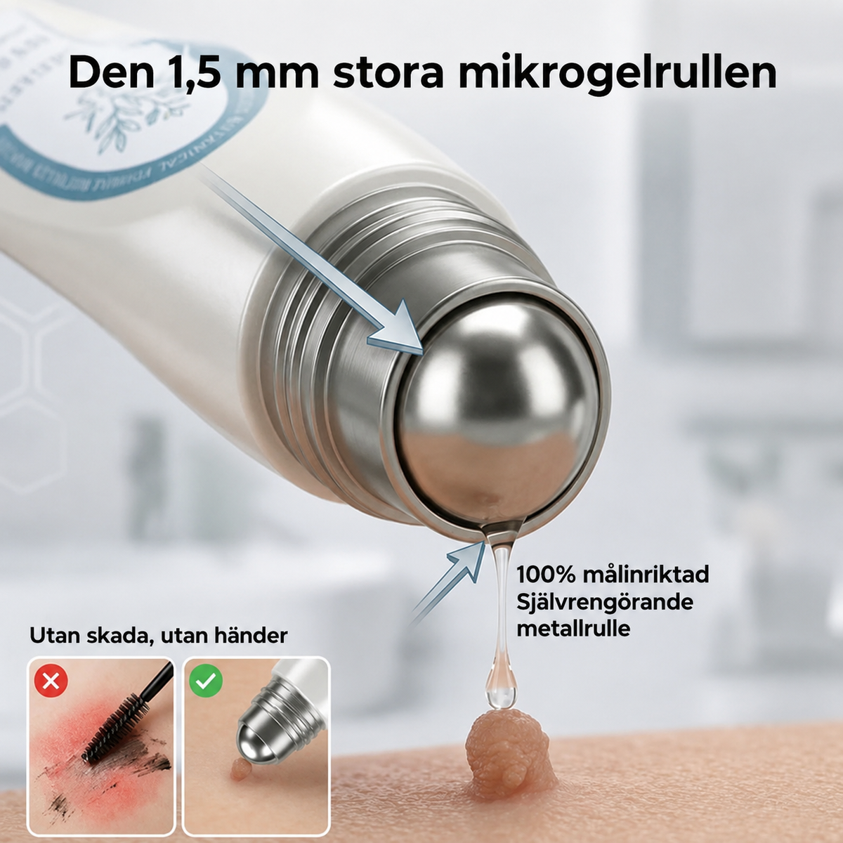 HudRen™ | Roll-on för hudflikar och vårtor