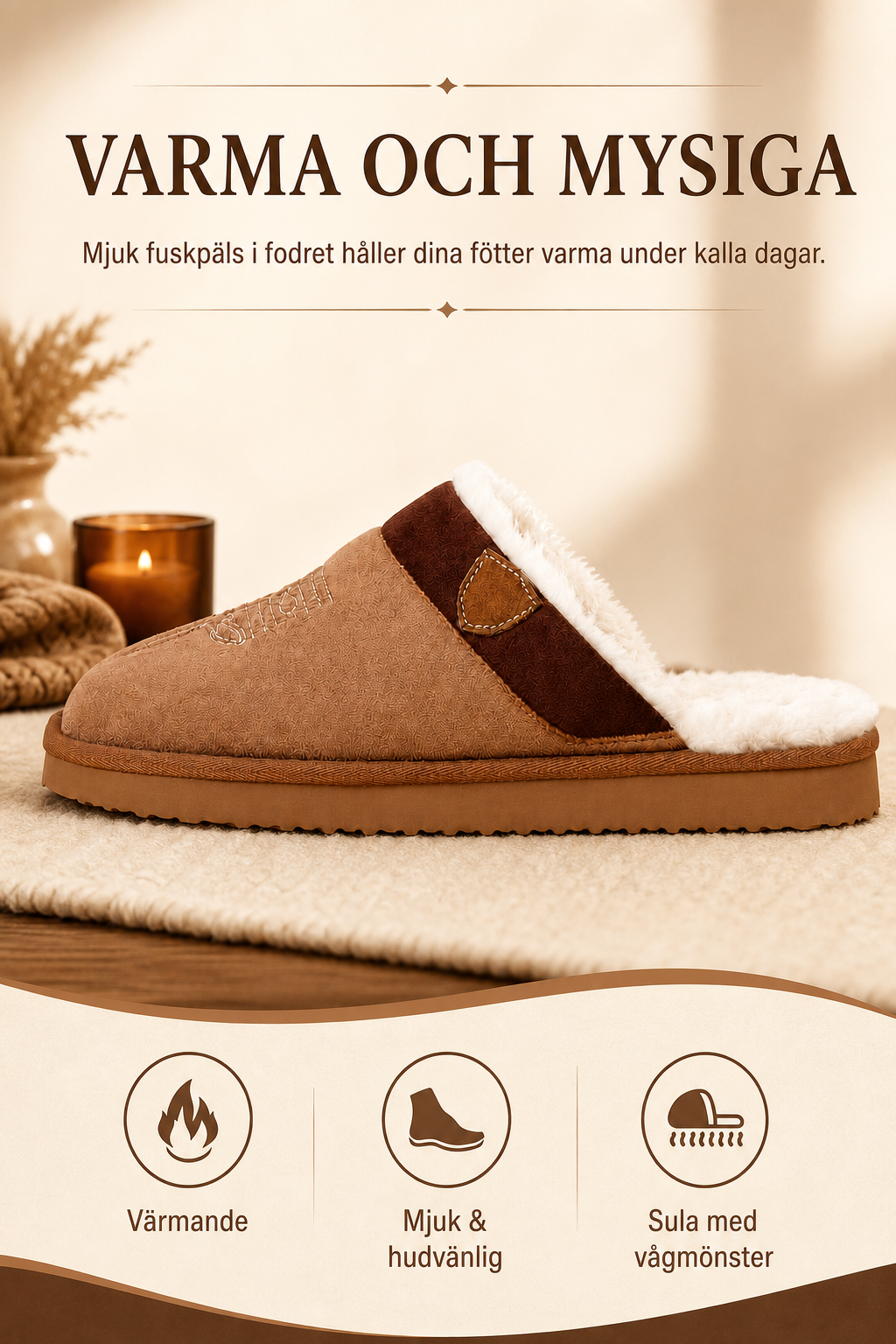 WesternTofflor™ | Cowboy-inspirerade tofflor med mjuk fleece